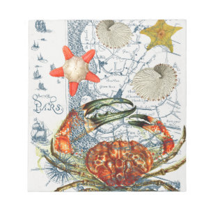 mürrische Karte Starfish Notizblock