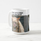 Mürrische Katze, 30 Jahre, zum dieses zu schauen Kaffeetasse (Vorderseite Links)