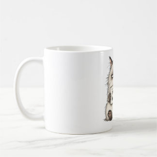 Mürrische Katze Kaffeetasse