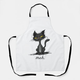 MÜRRISCHE KATZE - Lustige Meh Katze - Verrückte Ka Schürze