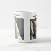 Mürrische Katze, Sarkasmus, nicht eine Kaffeetasse (Mittel)