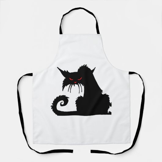 Mürrische Katze    Schürze (Vorderseite)