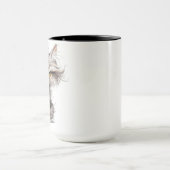 mürrische Katze Tasse (Zentrum)