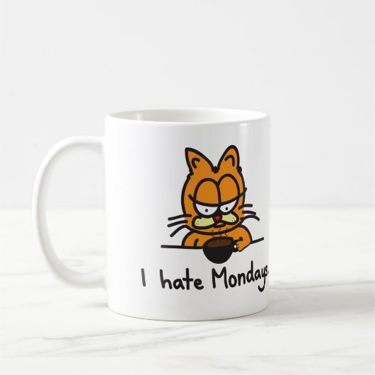Mürrische Katzen-Kaffeetasse Kaffeetasse (Links)