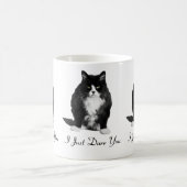 Mürrische Katzen-klassische weiße Tasse (Mittel)