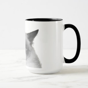 Mürrische Katzen-Tasse (kein Text) Tasse