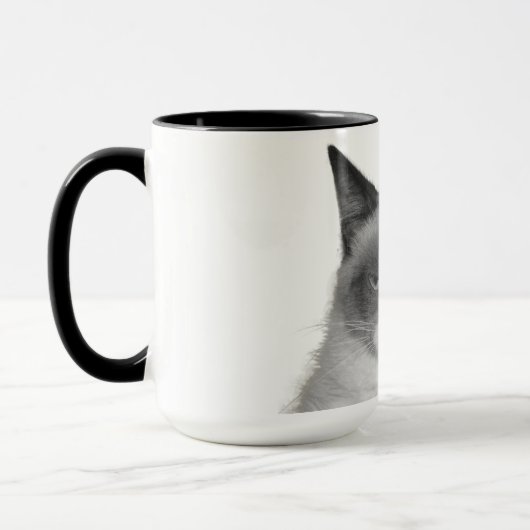 Mürrische Katzen-Tasse (kein Text) Tasse (Links)