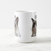 Mürrische Katzen-Tasse - NOPE. MÜRRISCHER CAT " Kaffeetasse (Mittel)