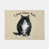 Mürrische Katzen-Tür-Matte Fußmatte (Vorderseite)