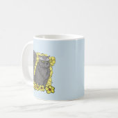 Mürrische Kitty-Tasse schlicht Kaffeetasse (Vorderseite Links)