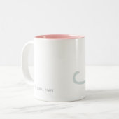 Mürrische Kitty-Tasse Zweifarbige Tasse (Vorderseite Links)