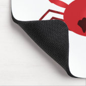 Mürrische Krabbe Mousepad (Ecke)