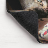 Mürrische Lebensstil Katzen-Mausunterlage Mousepad (Ecke)