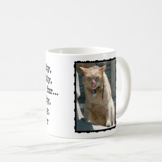 mürrische Miezekatze, mürrische Miezekatze, grr Kaffeetasse (VorderseiteRechts)
