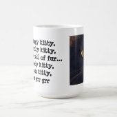 mürrische Miezekatze, mürrische Miezekatze, grr Kaffeetasse (Mittel)