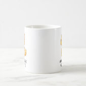 Mürrische orange getigerte Katze Kaffeetasse (Mittel)