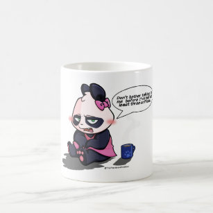 Mürrische Panda-Tasse Kaffeetasse