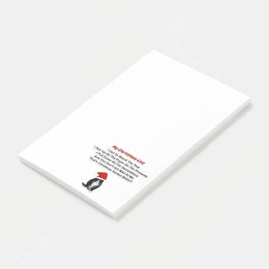 Mürrische Post-it Klebezettel (angewinkelt)