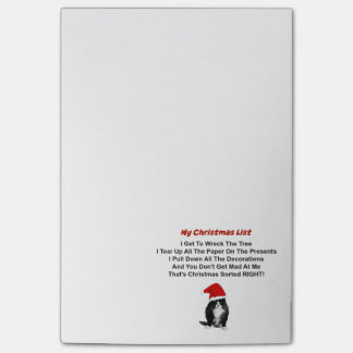 Mürrische Post-it Klebezettel