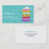 Mürrische Prinzessinkatze und die Visitenkarte (Vorne/Hinten)