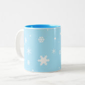 Mürrische schwarze Katzen-tragende Zweifarbige Tasse (Vorderseite Links)