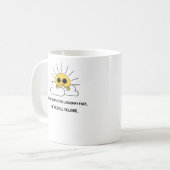 Mürrische Sonne Kaffeetasse (Vorderseite Links)