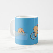 Mürrische Teds Triathlon-Tasse Kaffeetasse (Vorderseite Links)