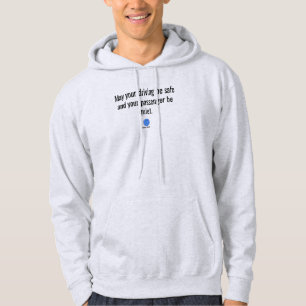 Mürrischer Alter Mann am Steuer Hoodie