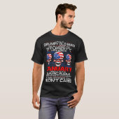 Mürrischer alter Mannallergischer Stupidity T-Shirt (Vorne ganz)