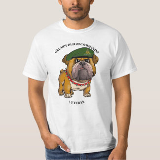 Mürrischer alter Veteran der 29 Commando Royal Art T-Shirt