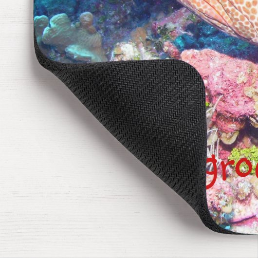 mürrischer Barsch Mousepad (Ecke)