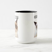 Mürrischer Cat™ KAFFEE JETZT!!! Tasse (Zentrum)