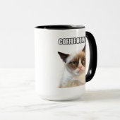 Mürrischer Cat™ KAFFEE JETZT!!! Tasse (VorderseiteRechts)