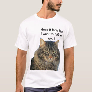 Mürrischer Engel will nicht sprechen. T-Shirt