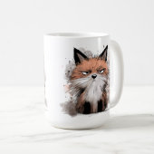 Mürrischer Fuchs Kaffeetasse (VorderseiteRechts)