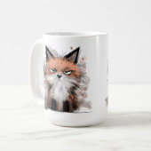 Mürrischer Fuchs Kaffeetasse (Vorderseite Links)