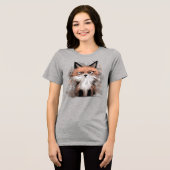 Mürrischer Fuchs Tri-Blend Shirt (Vorderseite voll)