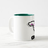 Mürrischer Hundegroße Griff Tasse für alle Arten (Vorderseite Links)