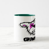 Mürrischer Hundegroße Griff Tasse für alle Arten (Mittel)
