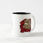 Mürrischer Igel Zwei-Tonte Tasse (VorderseiteRechts)