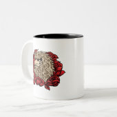 Mürrischer Igel Zwei-Tonte Tasse (Vorderseite Links)