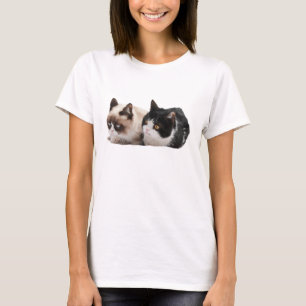 Mürrischer Katzen-und Pokey-T - Shirt