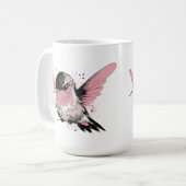 Mürrischer Kolibri Kaffeetasse (Vorderseite Links)