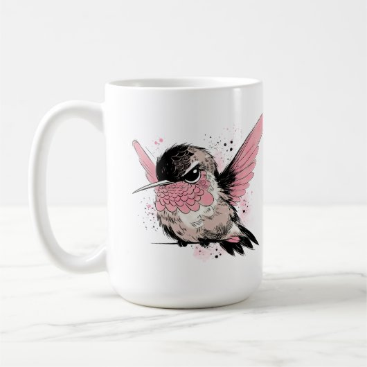 Mürrischer Kolibri Kaffeetasse (Links)