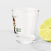 Mürrischer Leprechaun-Shotglas Schnapsglas (Rechts)