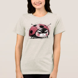 Mürrischer Marienkäfer Tri-Blend Shirt