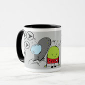 Mürrischer Marsmensch Tasse (Vorderseite Links)