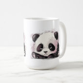 Mürrischer Panda Kaffeetasse (VorderseiteRechts)