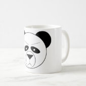 Mürrischer Panda Kaffeetasse (VorderseiteRechts)