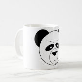 Mürrischer Panda Kaffeetasse (Vorderseite Links)